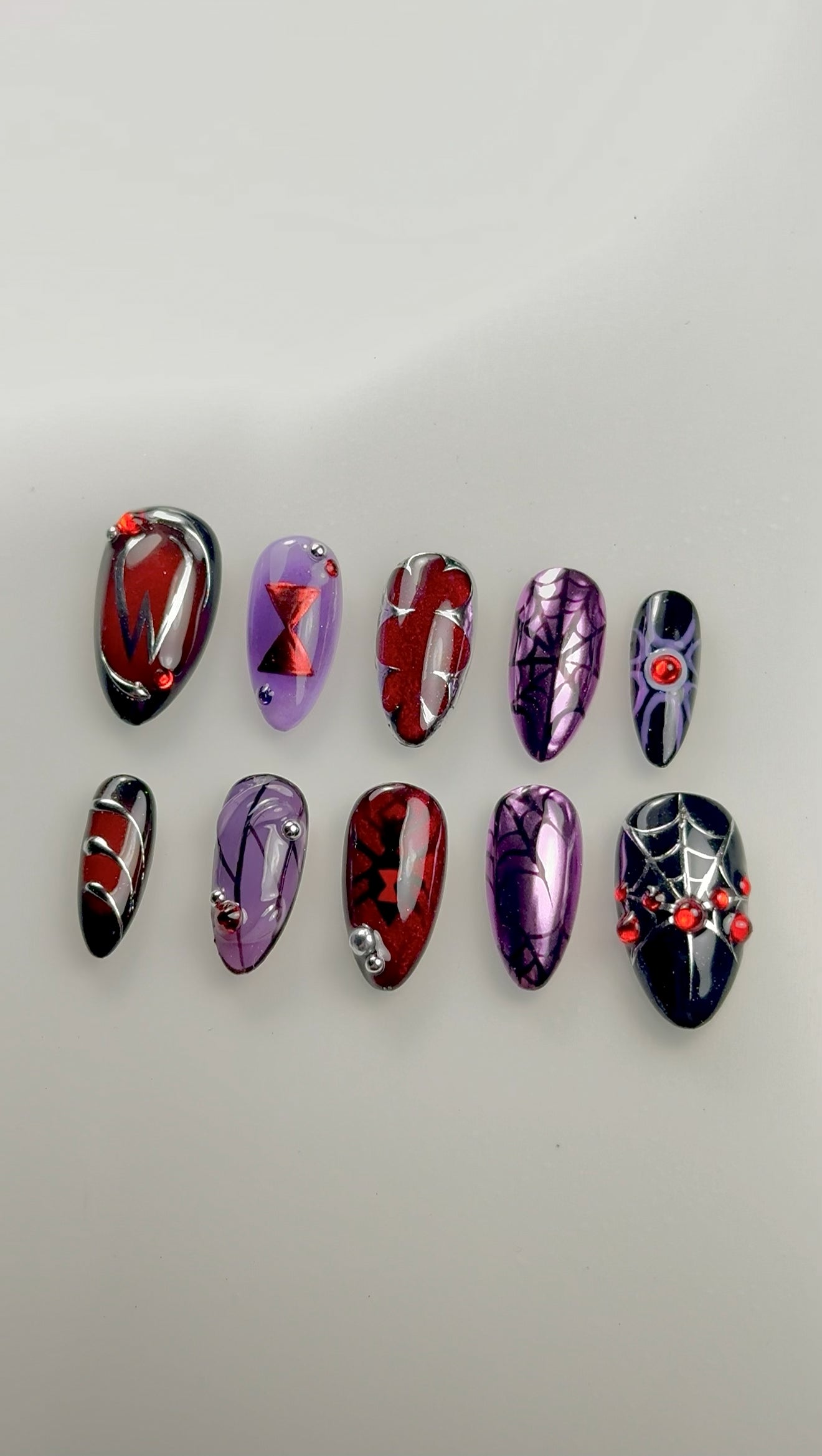 Widowmaker Overwatch Inspired Nails