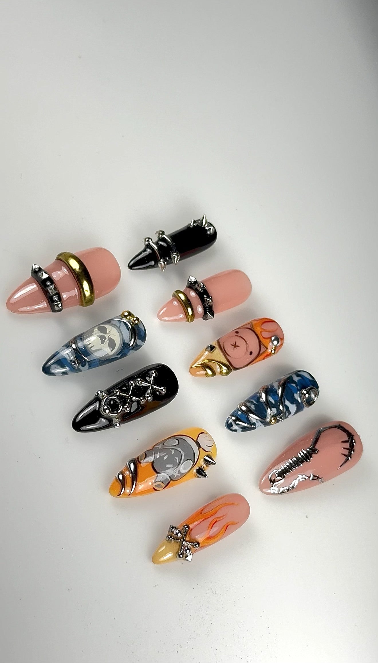 Road Hog Overwatch Inspired Nails