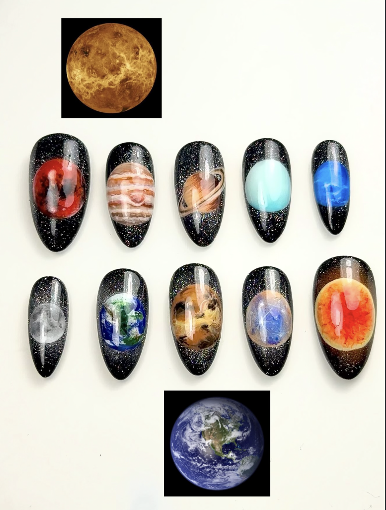 Solar System Nails