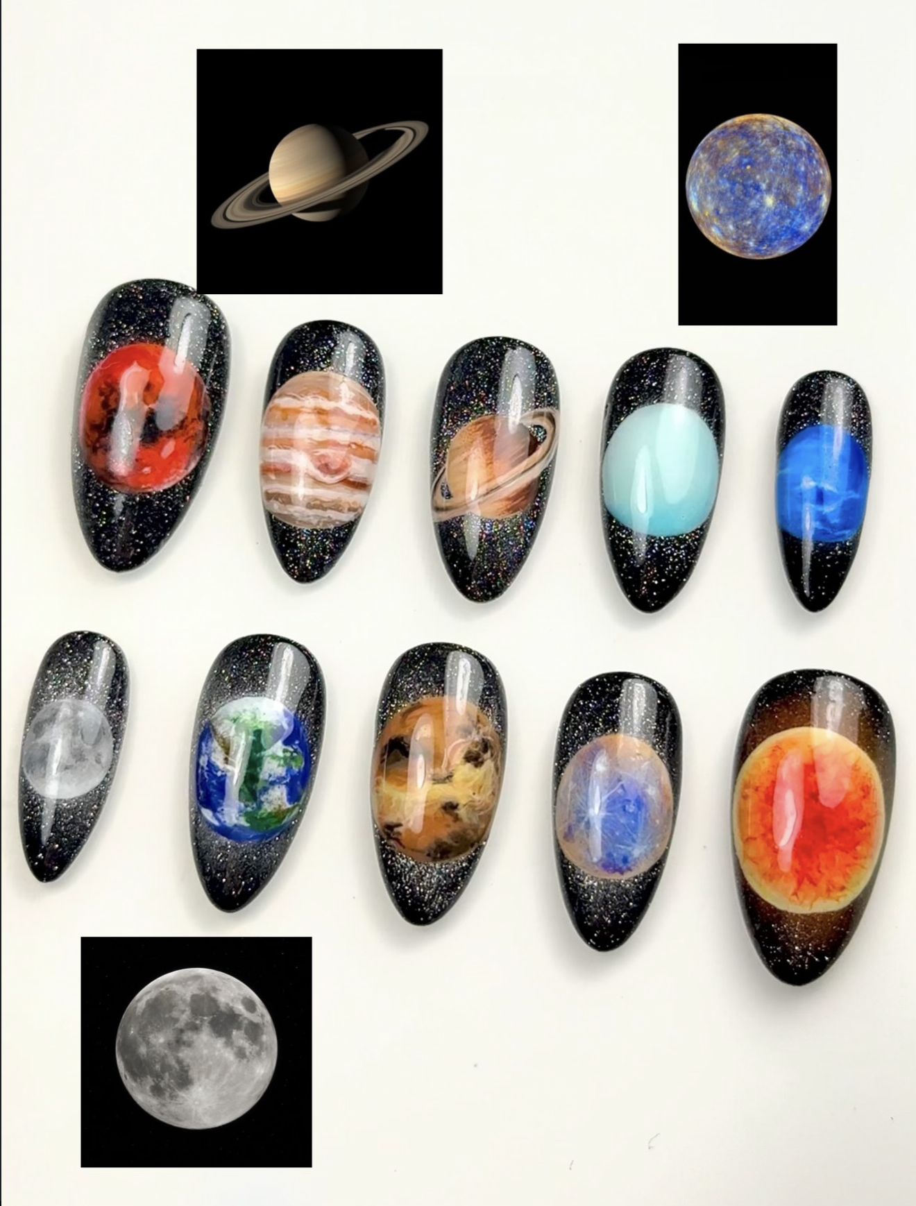 Solar System Nails