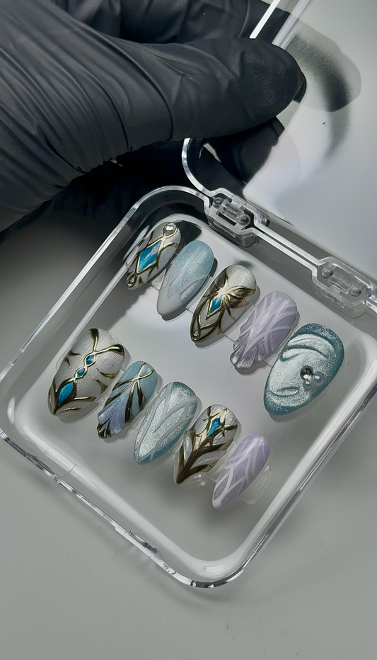 Celestial Guardian Mercy Nails