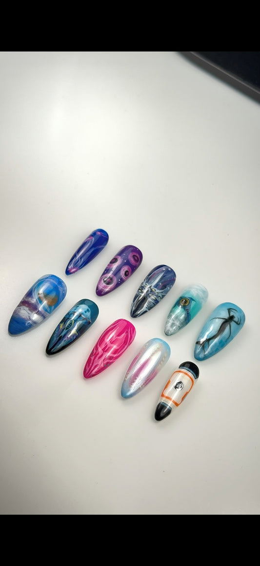 Subnautica Nails