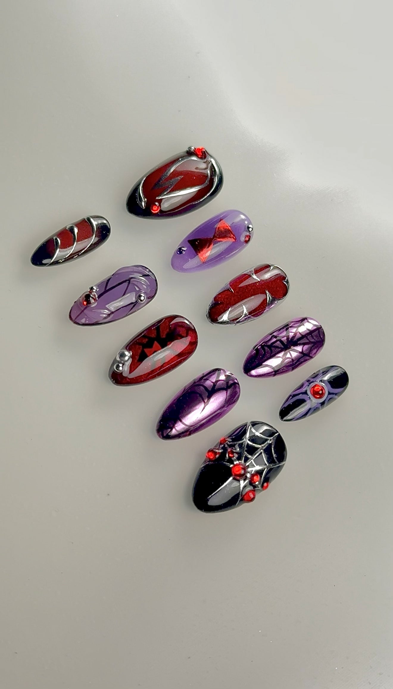Widowmaker Overwatch Inspired Nails